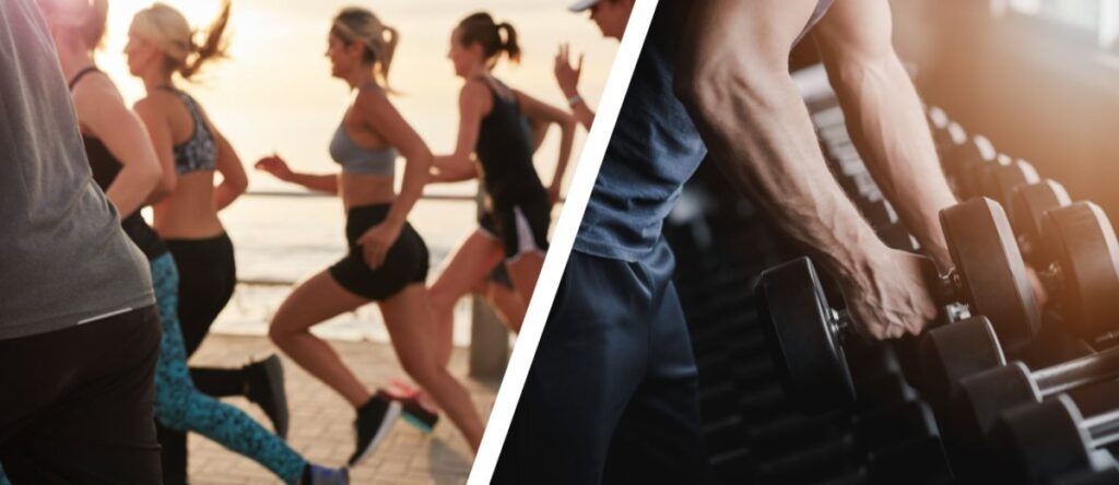 A combinação de exercícios aeróbicos e musculação potencializa a saúde cardiovascular, a força muscular e o equilíbrio metabólico.