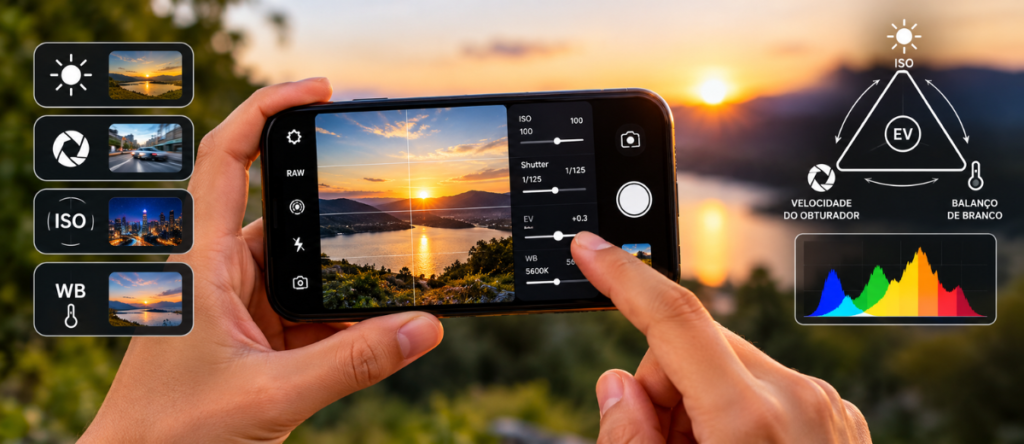 Como Ajustar a Exposição e as Configurações da Câmera do Celular